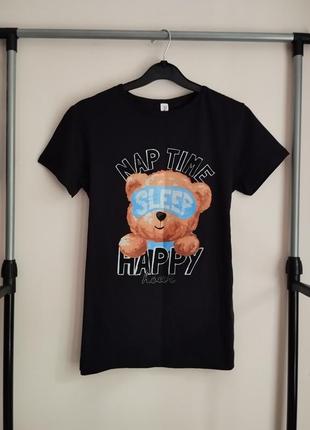 Трендова футболочка з ведмедиком