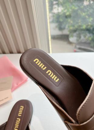 Мюлі в стилі miumiu3 фото