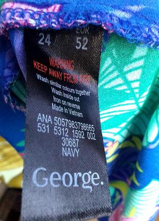 Яркая летняя блуза george р.247 фото