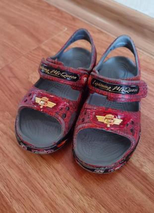 Босоножки сандали кроксы crocs (c9) молния маквин4 фото