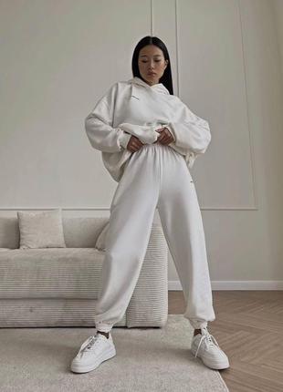 Жіночий спортивний костюм кофта та джоггери oversize