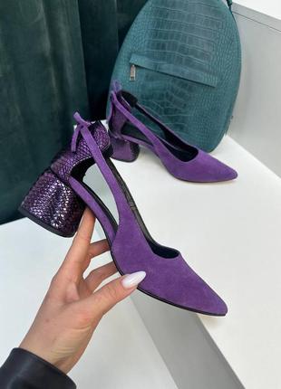 Елегантні жіночі туфлі ручної роботи