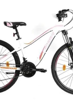 Горный велосипед crosser 27.5″ p6-2  рама 15.5, белый white
