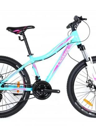 Велосипед crosser sweet 24" рама 13 бірюзовий turquoise