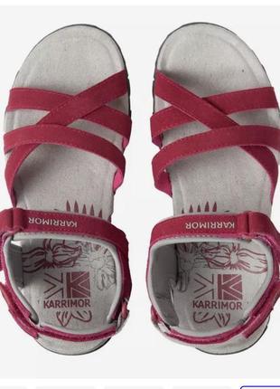 Karrimor замшевые трекинговые красные сандалии босоножки2 фото