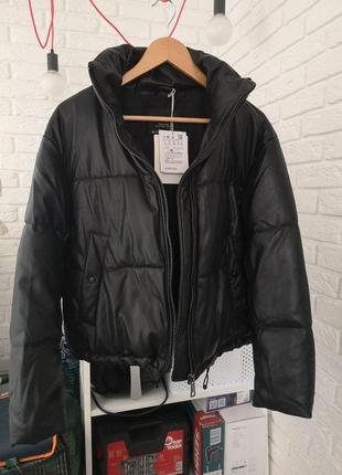 Новая черная куртка pull&bear zara размер s2 фото