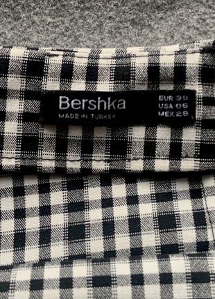 Юбка-шорты в клетку bershka5 фото