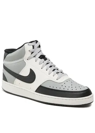 Кросівки nike court vision mid nn next nature grey оригінал