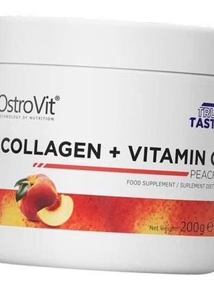 Колаген ostrovit collagen + vitamin c 200 g