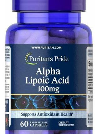 Альфа-ліпоєва кислота puritan's pride alpha lipoic acid 100 mg...