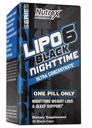 Lipo 6 black nighttime ultra concentrate 30 капс