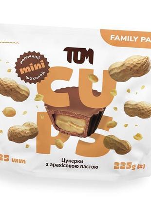 Цукерки з арахісової пастою tom family pack 225 g