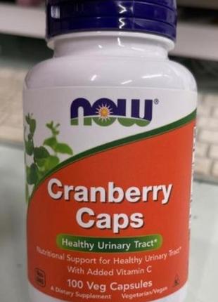Клюква now foods cranberry caps 100 веган капсул