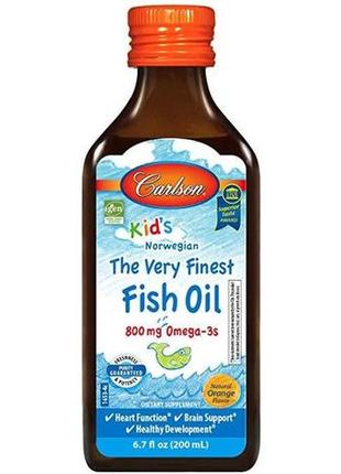 Омега 3 carlson labs the veryfinest fish oil 800 mg omega 200 ...3 фото