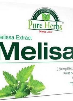 Меліса olimp melisa premium 320 мг melissa extract 30 капс