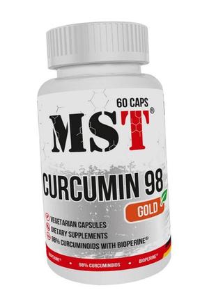 Куркумин mst curcumin 98 gold 60 капсул2 фото