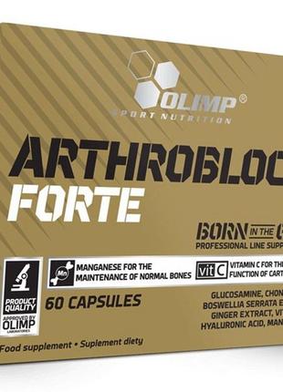 Для суглобів olimp arthroblock forte sport edition 60 капс