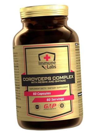 Кордицепс комплекс immune labs cordyceps complex 60 капсул1 фото