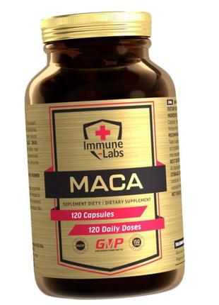 Екстракт кореня маки immune labs maca 120 капсул