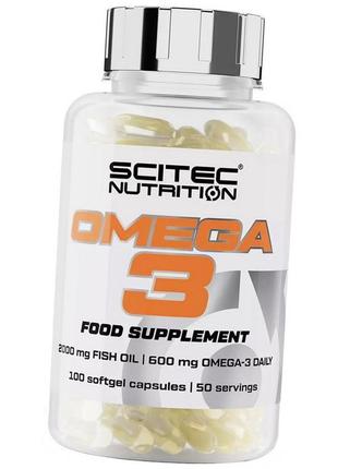 Омега 3 scitec nutrition omega 3 100 sgels риб'ячий жир