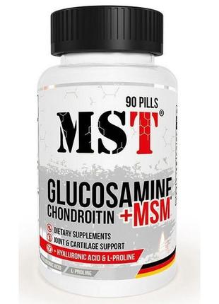 Glucosamine chondroitin + msm + hyaluronic acid 90 pills