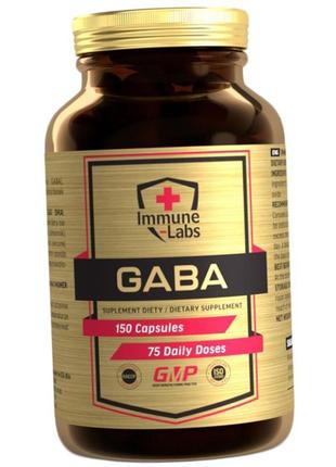 Гамма-аміномасляна кислота immune labs gaba 150 капсул