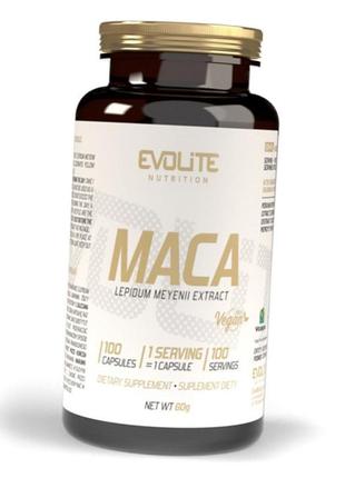 Мака evolite nutrition maca 500 mg 100 капсул