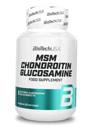 Для суглобів та зв'язок biotech msm chondroitin glucosamine 60...