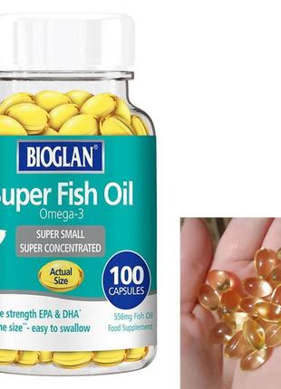 Супер омега-3 bioglan super fish oil omega-3 100 caps