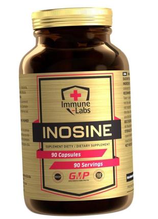 Інозин immune labs inosine 500 mg 90 капсул