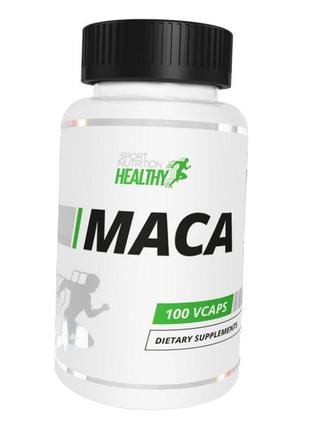 Мака перуанська healthy sport nutrition maca 100 капсул