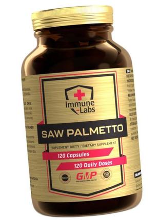 Екстракт со пальметто immune labs saw palmetto 120 капсул