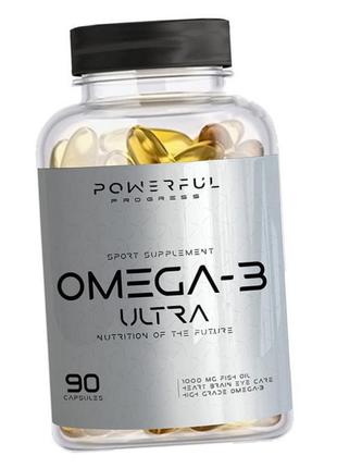 Жирні кислоти powerful progress omega 3 ultra 90 капсул