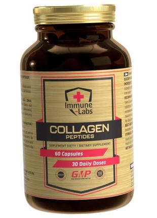 Пептиди колагену immune labs collagen peptides 800 mg 60 капсул