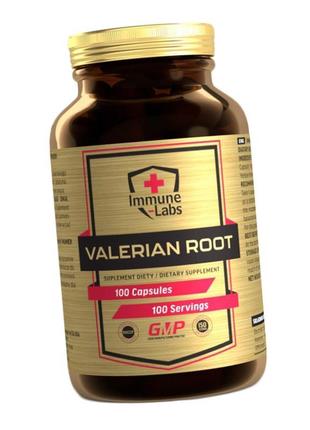 Екстракт коріння валеріани immune labs valerian 450 mg 100 капсул