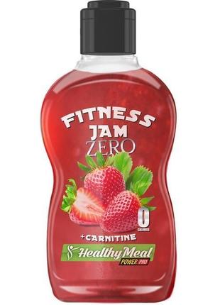 Джем без калорій fitness jam zero 200 g полуниці