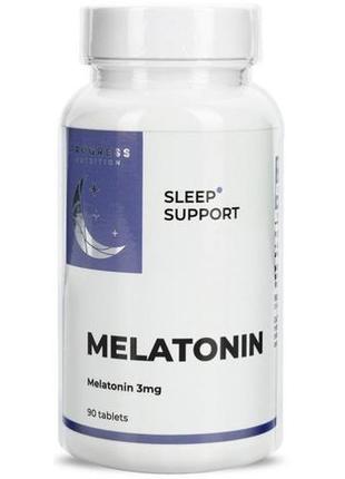 Мелатонін progress nutrition melatonin 3 mg 90 tab1 фото