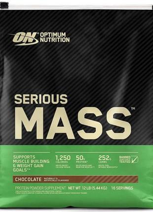 Високовуглеводний гейнер для набору маси optimum serious mass ...