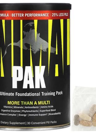 Вітамінний комплекс universal animal pak improved formula 30 п...