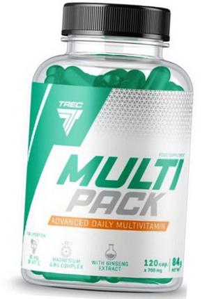 Вітаміни та мінерали trec nutrition multipack 120 caps
