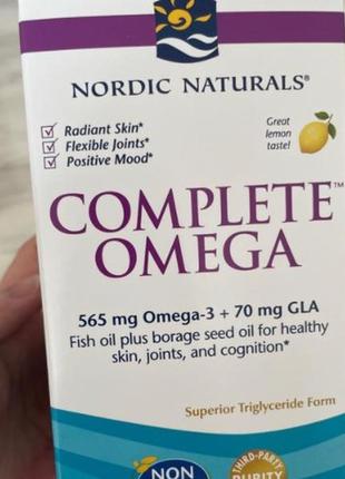 Nordic naturals complete omega 120 sgel lemon