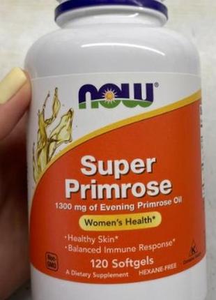 Масло вечірньої примули now foods super primrose 1300 mg of ev...