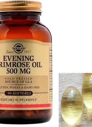 Олія примули вечірньої солгар solgar evening primrose oil 500 ...