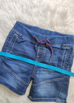 Крутые джинсовые стрейчевые шорты на рост 122-128 см4 фото