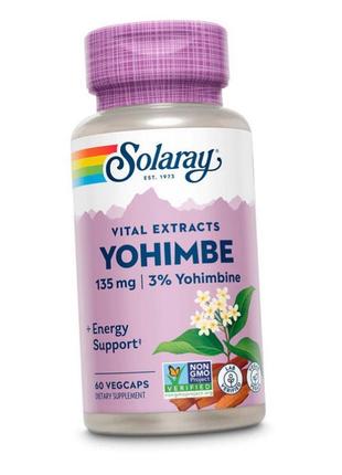 Йохімбе solaray yohimbe 60 капсул