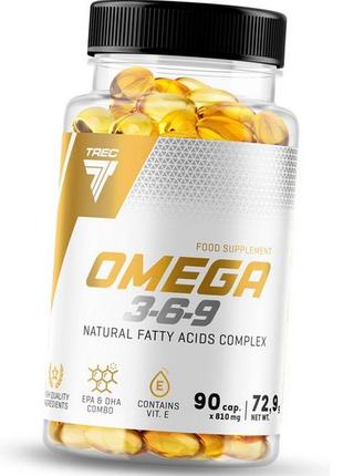 Жирні кислоти omega 3-6-9 trec nutrition omega 3-6-9 90 кап ри...