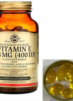 Вітамін е solgar vitamin e 268 mg (400 iu) 50 капс