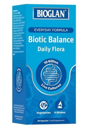Пробиотик bioglan biotic balance 10 billion 30 caps