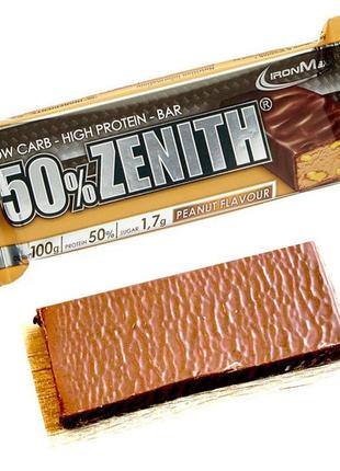 Протеїновий батончик 50% zenith high protein 100 g1 фото