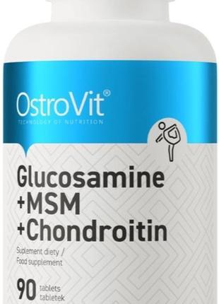 Для суглобів і зв'язок ostrovit glucosamine msm 90 таб chondro...